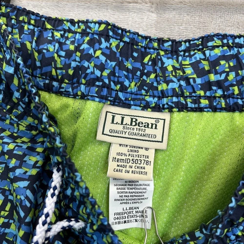 L.L. Bean Swim Trunks‎ Vacationland Small Classic Beach Colorful